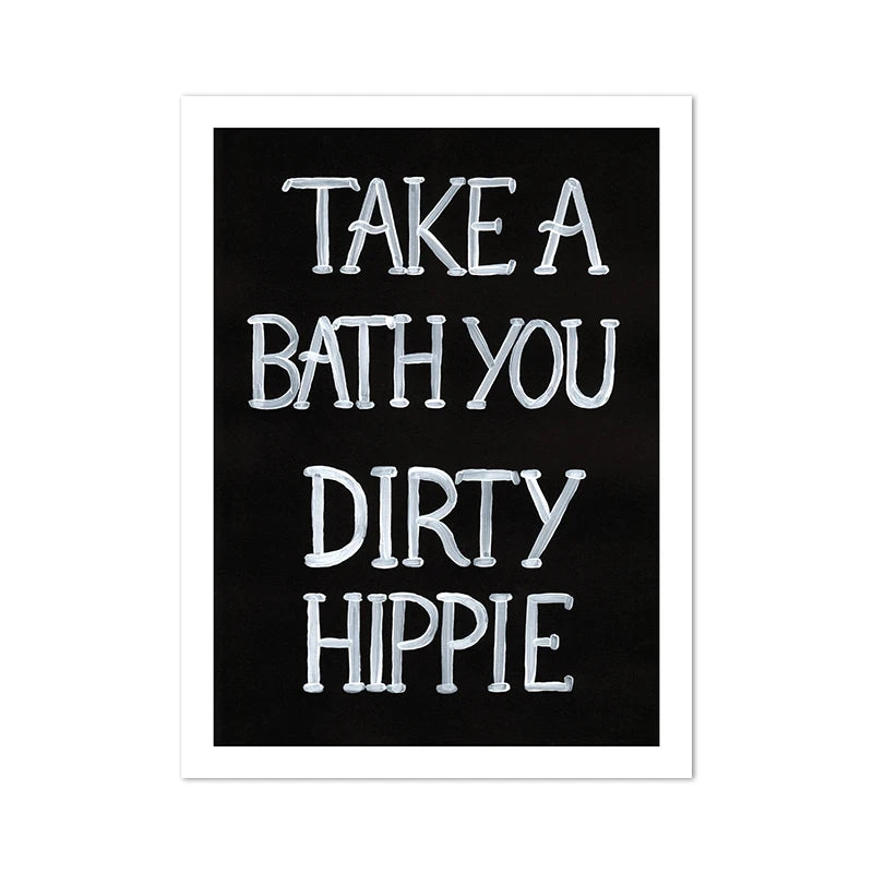 Funny Bathroom Sign Canvas Prints And Poster Let that Sh*t Go Quote Toilet Art for Men Painting Wall Picture Bathroom Decor