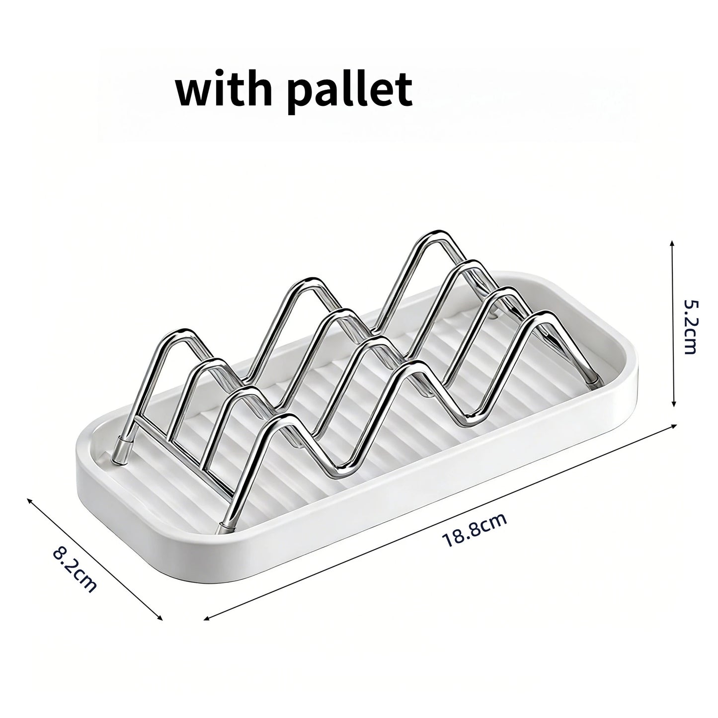 Stainless Steel Drainage Soap Box Simple Modern Style Household Bathroom Soap Storage Rack Creative Anti-Slip Holder