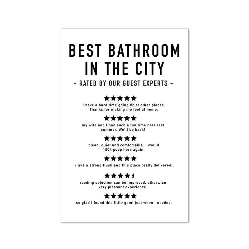 Funny Bathroom Sign Canvas Prints And Poster Let that Sh*t Go Quote Toilet Art for Men Painting Wall Picture Bathroom Decor