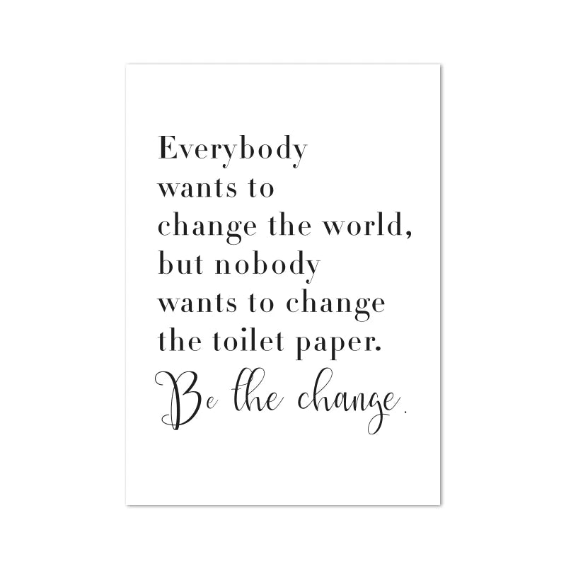Funny Bathroom Sign Canvas Prints And Poster Let that Sh*t Go Quote Toilet Art for Men Painting Wall Picture Bathroom Decor