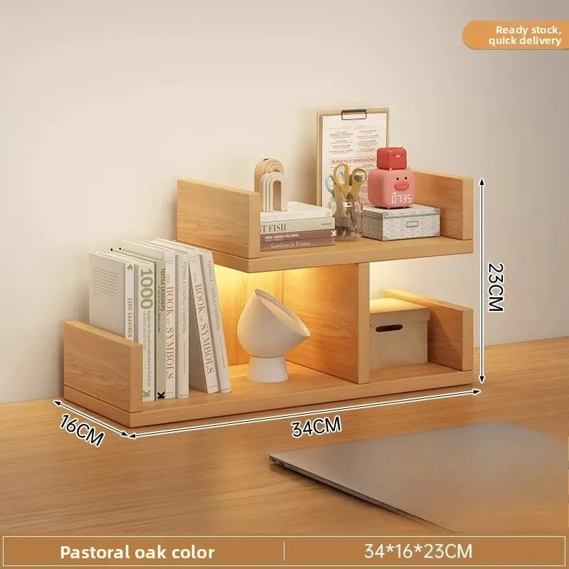 Firm Desktop Bookshelf Simple Shelf Storage Shelf Modern Simple Shelf Multi-layer Bookshelfsturdy and durable