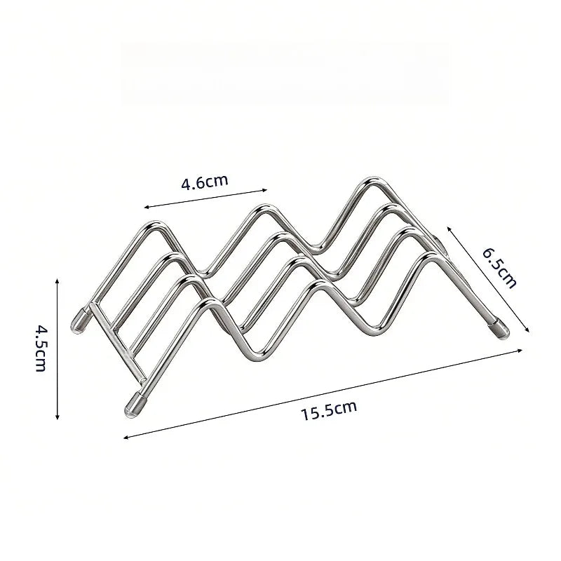 Stainless Steel Drainage Soap Box Simple Modern Style Household Bathroom Soap Storage Rack Creative Anti-Slip Holder