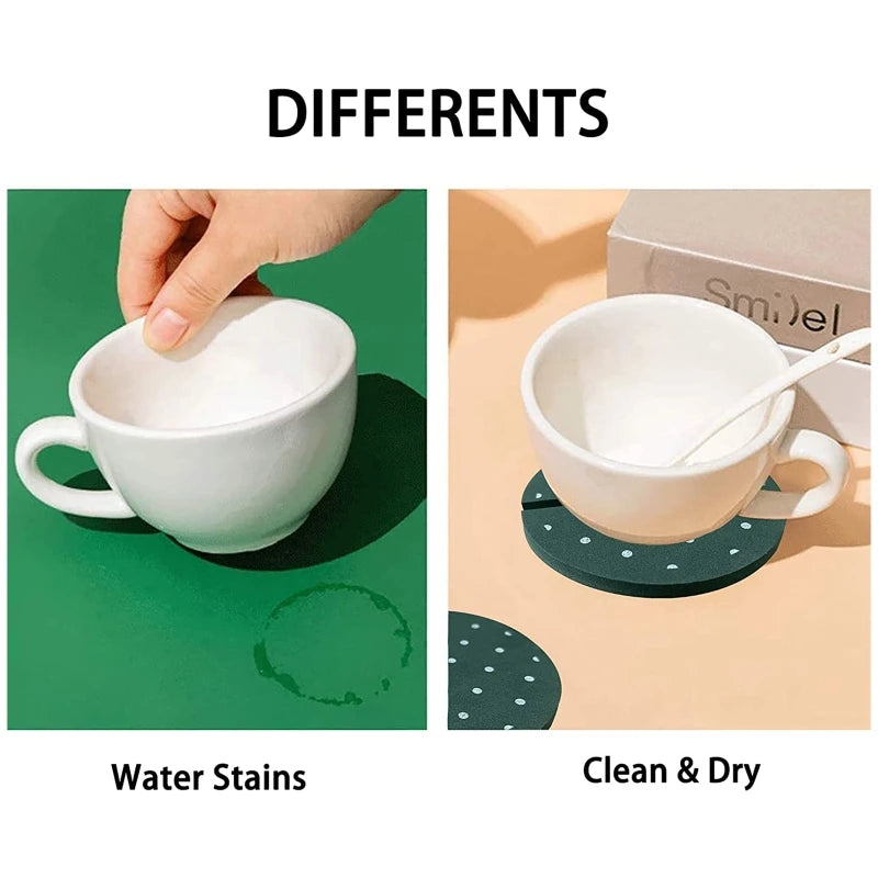 Cactus Household Heat Insulation EVA Non Slip DIY Friendly Hot Drink Cup Pad Placemat for Desktop Decoration T21C
