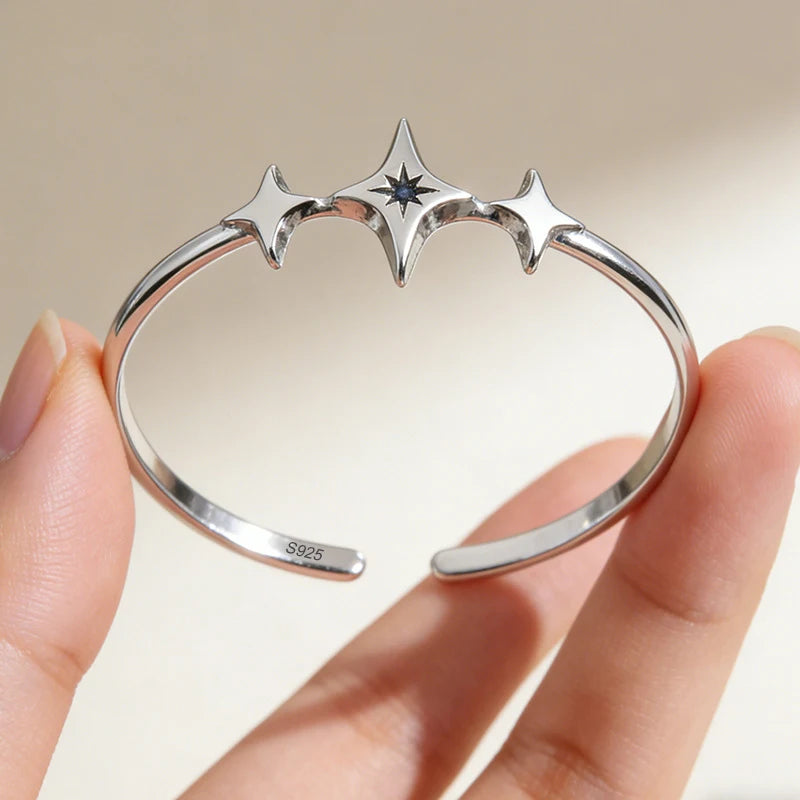 925 Sterling Silver Bracelet Geometric Cube Circle Punk Asymmetric Beaded For Woman Girl Fashion Jewelry Gift Dropship Wholesale