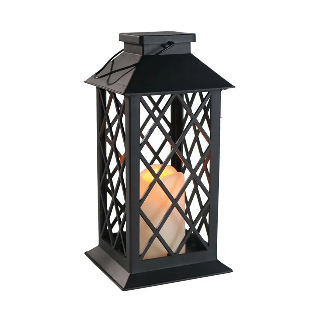 Outdoor Battery Light Windproof Durable LED Candlelight High Hardness Lightweight Camping Lamps Coated Surface Door Table