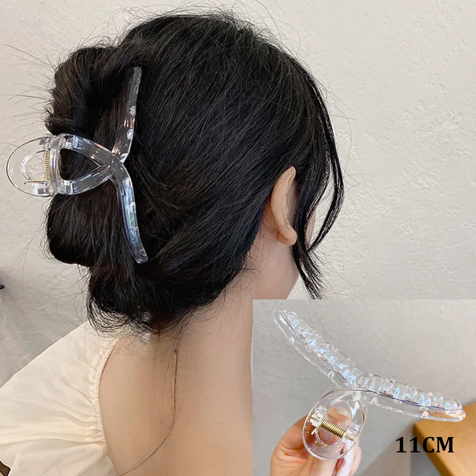 Fashion Irregular Metal Hair Claw Vintage Hair Clips Crab Hairpin Simple Geometric Barrettes Headband Hair Accessories Headwear
