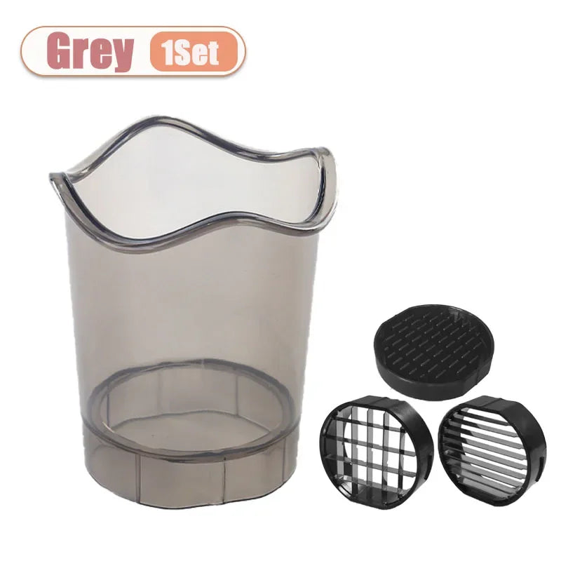 Precision Fruit Slicer Removable Blades Multi Function Kitchen Tool for Strawberries Bananas Vegetables Easy Dishwasher
