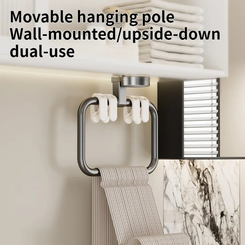 No Need To Drill Suction Cup bathroom towel ring Kitchen rag rack toilet wall hanging hand towel ring kitchen rag rack