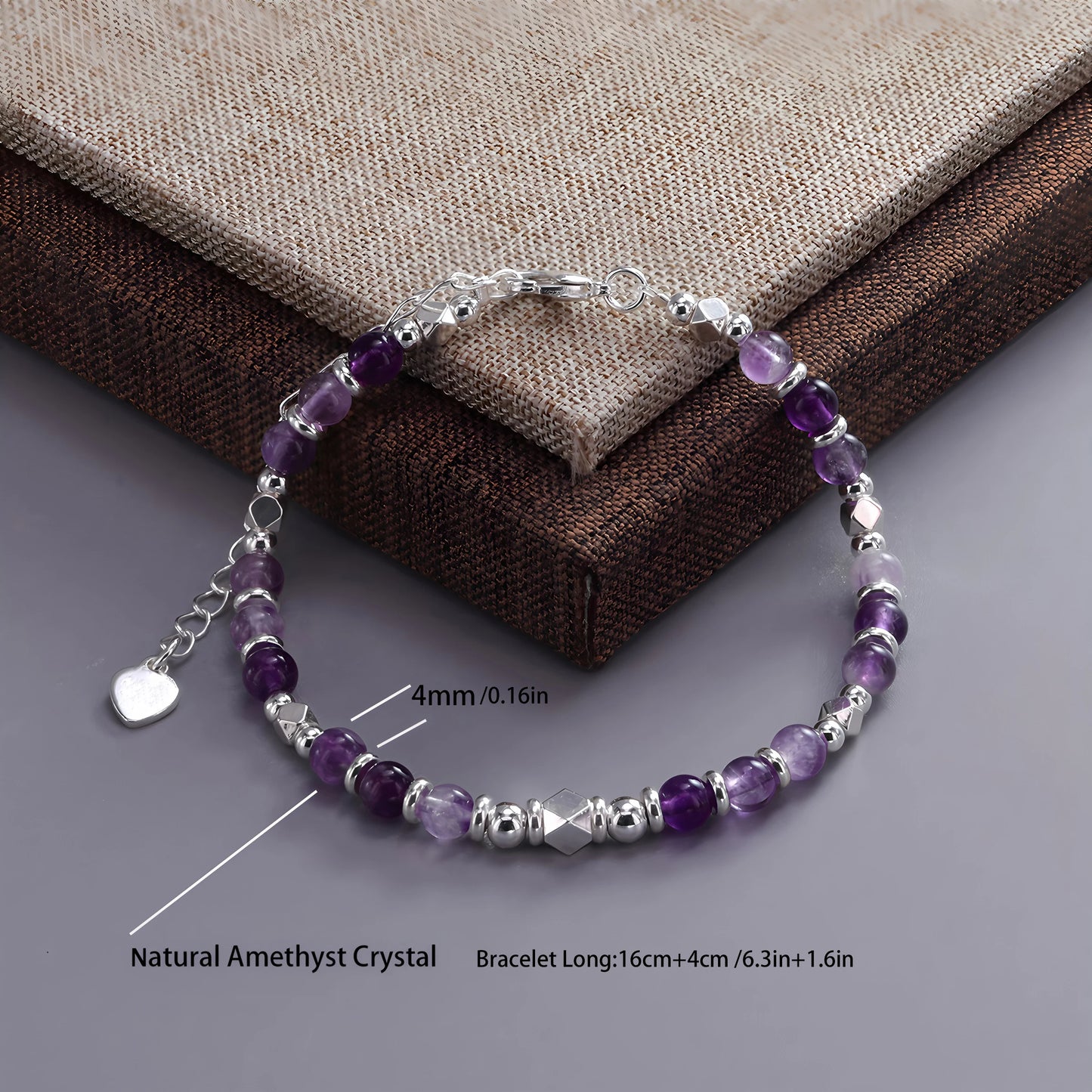 925 Sterling Silver Bracelet Geometric Cube Circle Punk Asymmetric Beaded For Woman Girl Fashion Jewelry Gift Dropship Wholesale